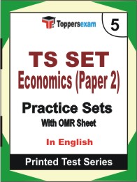TS SET Economics (Paper 2) Book in English - Mock Test / Practice Set