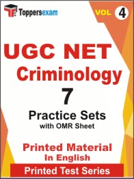 UGC NET Criminology Book in English - Practice Set (VOL.4)