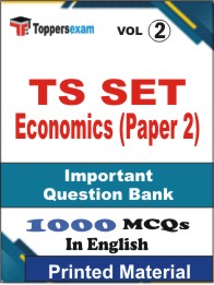 TS SET Economics (Paper 2) Book in English - Objective MCQ (VOL.2)