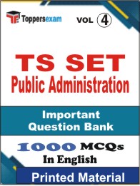 TS SET Public Administration Book in English - Objective MCQ (VOL.4)