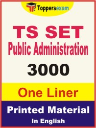 TS SET Public Administration One Liner Book in English
