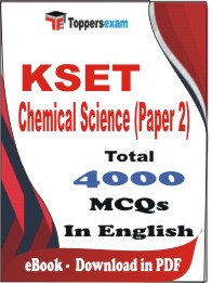 KSET Chemical Science (Paper 2) PDF Book in English - MCQ / Objective Questions