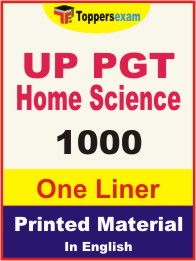 UP PGT Home Science One Liner Book in English