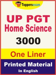UP PGT Home Science One Liner Book in English