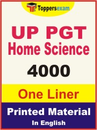 UP PGT Home Science One Liner Book in English