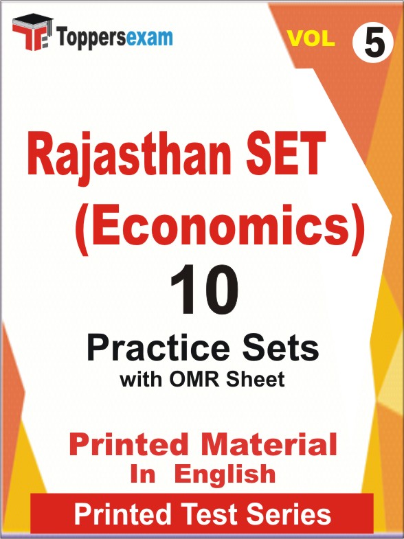 Rajasthan SET (Economics) Book in English - Practice Set (VOL.5)