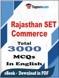 Rajasthan SET (Commerce) PDF Book in English - MCQ / Objective Questions