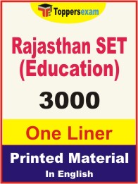 Rajasthan SET (Education) One Liner Book in English