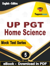 UP PGT Home Science Test PDF Book In English - Practice Set