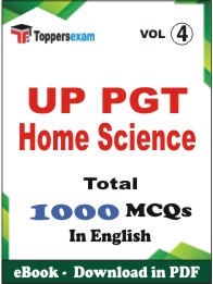 UP PGT Home Science PDF Book in English - MCQ / Objective Questions (VOL.4)
