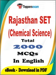 Rajasthan SET (Chemical Science) PDF Book In English - MCQ / Objective Questions