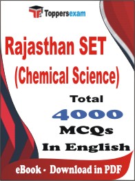 Rajasthan SET (Chemical Science) PDF Book In English - MCQ / Objective Questions