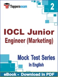IOCL Junior Engineer (Marketing) Test PDF Book In English - Question Paper