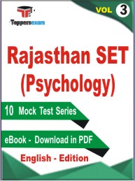 Rajasthan SET (Psychology) Test Book PDF in English - Practice Set/Mock Test (VOL.3)