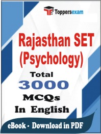 Rajasthan SET (Psychology) PDF Book In English - MCQ / Objective Questions