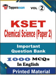 KSET Chemical Science (Paper 2) Book in English - Objective MCQ (VOL.2)