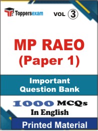 MP RAEO (Paper 1) Book in English - Objective MCQ (VOL.3)