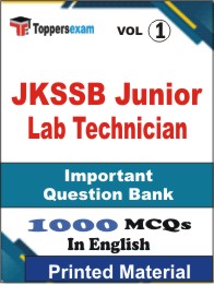 JKSSB Junior Lab Technician Book in English - Objective MCQ (VOL.1)