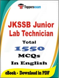 JKSSB Junior Lab Technician PDF Book in English - MCQ / Objective Questions