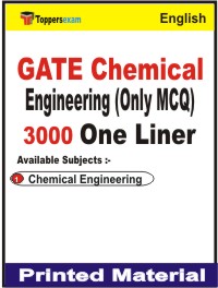 GATE Chemical Engineering (Only MCQ) One Liner Book in English