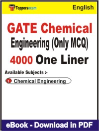 GATE Chemical Engineering (Only MCQ) One Liner Book PDF in English