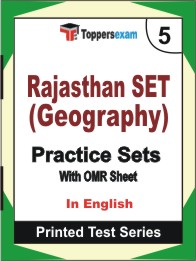 Rajasthan SET (Geography) Book in English - Mock Test / Practice Set