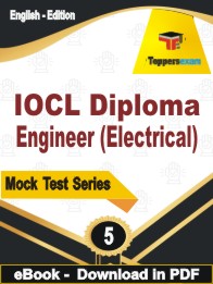 IOCL Diploma Engineer (Electrical) Test PDF Book In English - Practice Set