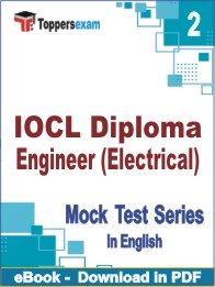 IOCL Diploma Engineer (Electrical) Test PDF Book In English - Question Paper