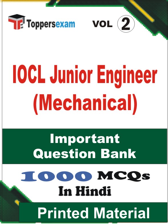IOCL Junior Engineer (Mechanical) Book in Hindi - Objective MCQ (VOL.2)