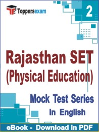 Rajasthan SET (Physical Education) PDF Book In English - Question Paper