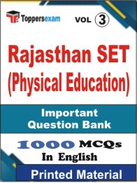 Rajasthan SET (Physical Education) Book in English - Objective MCQ (VOL.3)