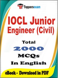 IOCL Junior Engineer (Civil) PDF Book in English - MCQ / Objective Questions