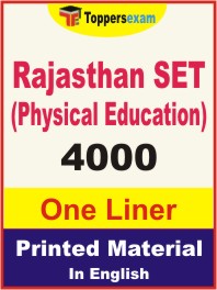 Rajasthan SET (Physical Education) One Liner Book in English
