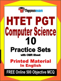 HTET PGT Computer Science Exam Book in English - Practice Set