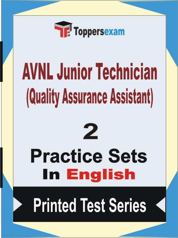 AVNL Junior Technician (Quality Assurance Assistant) Book in English - Question Paper / Practice Set