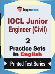 IOCL Junior Engineer (Civil) Book in English - Question Paper / Practice Set
