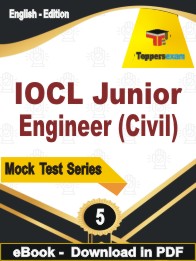 IOCL Junior Engineer (Civil) Test PDF Book In English - Practice Set