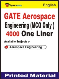 GATE Aerospace Engineering (MCQ Only) One Liner Book in English