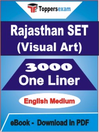 Rajasthan SET (Visual Art) One Liner Book PDF in English