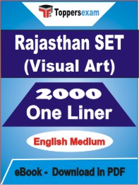 Rajasthan SET (Visual Art) One Liner Book PDF in English
