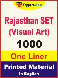 Rajasthan SET (Visual Art) One Liner Book in English