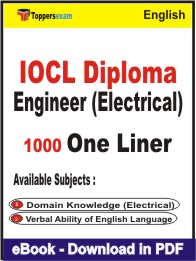 IOCL Diploma Engineer (Electrical) One Liner Book PDF in English