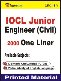 IOCL Junior Engineer (Civil) One Liner Book in English