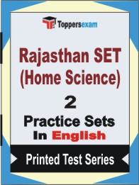 Rajasthan SET (Home Science) Book in English - Question Paper / Practice Set