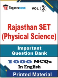 Rajasthan SET (Physical Science) Book in English - Objective MCQ (VOL.3)