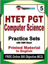 HTET PGT Computer Science Exam Book in English - Mock Test / Practice Set