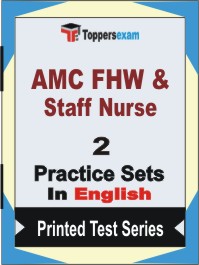 AMC FHW & Staff Nurse Book in English - Question Paper / Practice Set