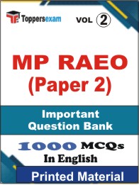 MP RAEO (Paper 2) Book in English - Objective MCQ (VOL.2)
