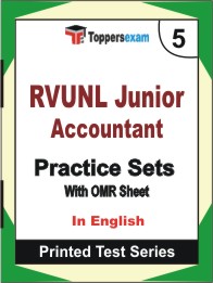 RVUNL Junior Accountant Book in English - Mock Test / Practice Set