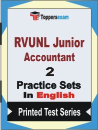 RVUNL Junior Accountant Book in English - Question Paper / Practice Set